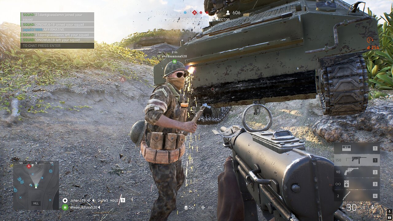 Playing Battlefield V Match and video games - (No Commentary)