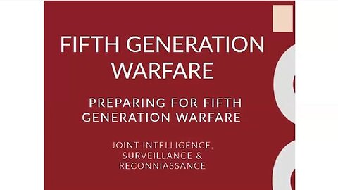 "Understanding Fifth Generation Warfare: A Deep Dive with Mark Steele"