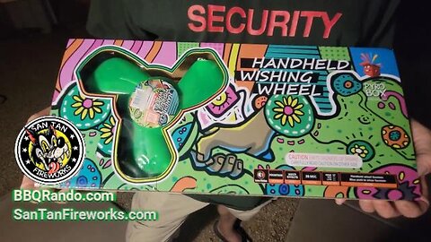 Handheld Wishing Wheel - Pyro Box Fireworks
