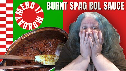 Burnt Spag Bol Sauce - Mend It Monday