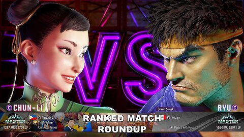 Kuya Kalbo SF6 Ranked Match Roundup. Chun Li Master Rank [Hori Fight Stick]