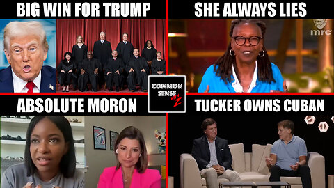 Trump's ICE Raids Upheld, Whoopi on Hyundai Jobs, Crockett's Cop Claim, Carlson Embarrasses Cuban