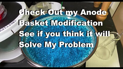 Adding a Spacer To Raise the Anode Basket
