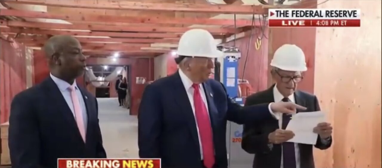 TRUMP❤️🇺🇸🥇🪽🕺TOURS FEDERAL RESERVE🤍🇺🇸🏅🪽🏗️🏫👷‍♂️NEW CONSTRUCTIONS💙🇺🇸🏅👨‍🏭🚧🏫👨‍🔧⭐️