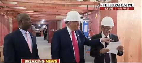TRUMP❤️🇺🇸🥇🪽🕺TOURS FEDERAL RESERVE🤍🇺🇸🏅🪽🏗️🏫👷‍♂️NEW CONSTRUCTIONS💙🇺🇸🏅👨‍🏭🚧🏫👨‍🔧⭐️