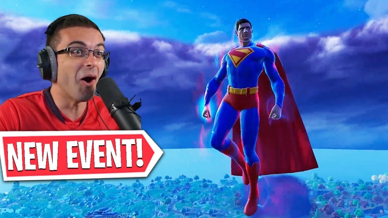 NickEh30 Reacts To The Superman Event In Fortnite!