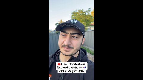 🔴 March for Australia National Livestream | 11am start, 31st of August 🇦🇺