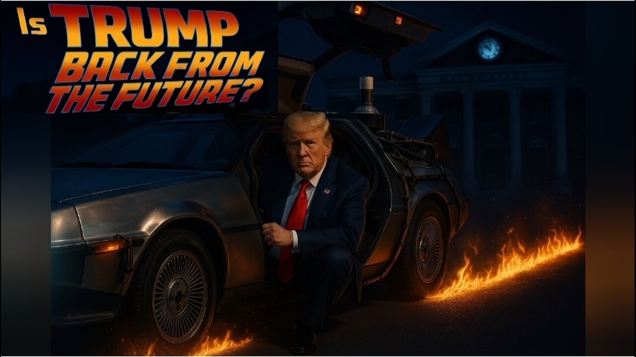 TRUMP The REAL BACK TO THE FUTURE? Super Advanced Time Travel Technology. AUGUST 21 KNOCKING HARD!