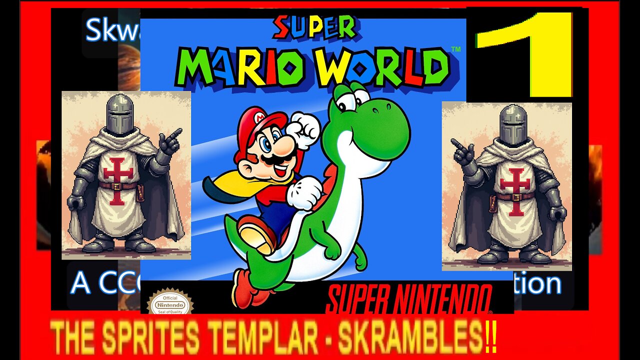 SUPER MARIO WORLD V1 - SNES - Skwatter's Skrambles!