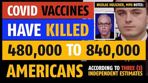 C0V!D VA666INES HAVE K!LLED 480,000 TO 840,000 AMERICANS, NOTES NICOLAS HULSCHER, MPH