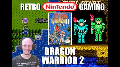 Dragon Warrior 2 (NES): Sail to Alefgard and Search for Erdrick's Heroic Sword with BrightGaming
