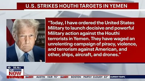 "U.S. Strikes Houthi Targets in Yemen: Retaliation or Escalation?"