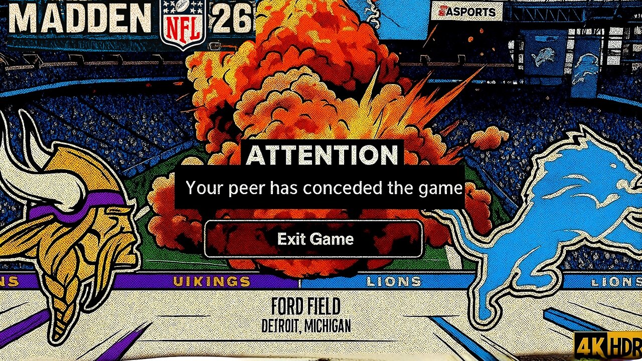 BRO SHOULD BE BANNED BY EA SPORTS FOR MAKING JJ MCARTHY LOOK SO BAD. (MADDEN 26 H2H GAMEPLAY).