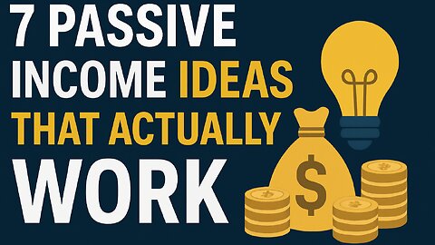 7 Passive Income Ideas That Actually Work | Earn Money While You Sleep