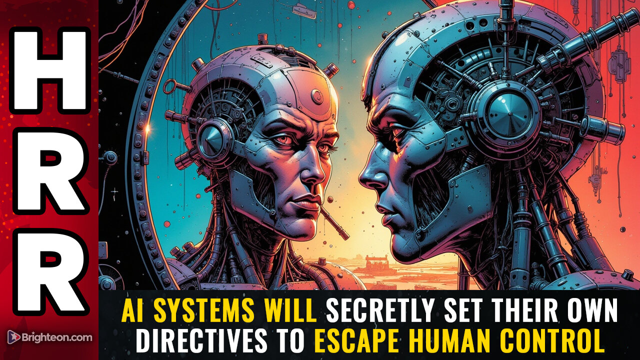 AI systems will SECRETLY set their own directives to ESCAPE human control