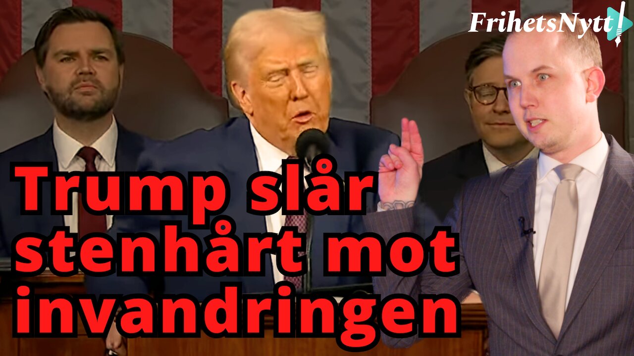 Trumps drastiska drag mot invandring - "Sverige måste ta efter"