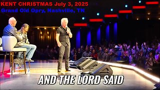 KENT CHRISTMAS 7.3.2025 URGENT PROPHETIC WORD 'Dismantling Tour' Event at GRAND OLD OPRY, NASHVILLE!