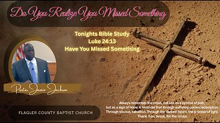 Tonight's Bible Study: Luke 24:13.