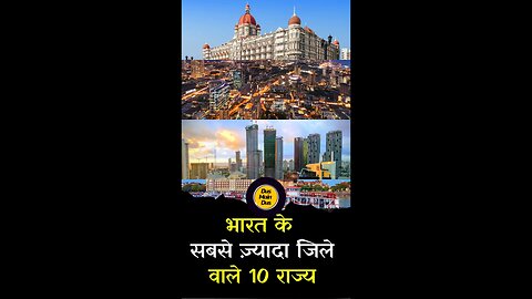 भारत के 10 राज्य, सबसे ज़्यादा ज़िले