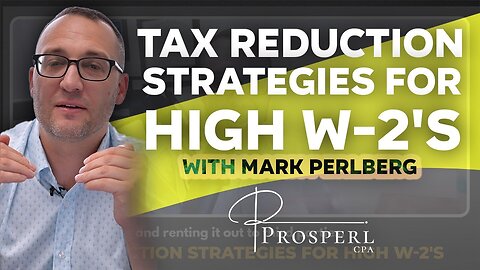 How to Reduce Taxes as a High Income W-2 Employee