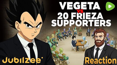 JubilZee Reaction - Vegeta vs 20 Frieza Soldiers.