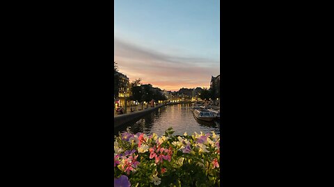 Sunset 🌇 and city lights