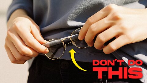 The BEST Way To Clean Your Glasses