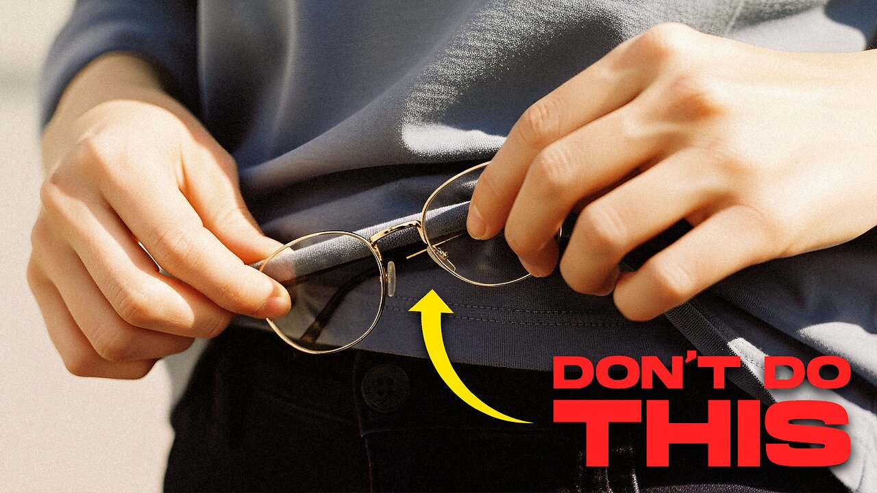 The BEST Way To Clean Your Glasses