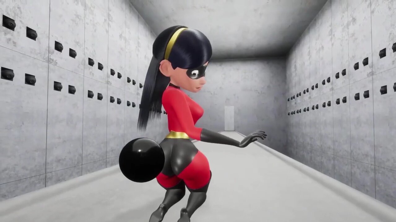 Incredibles Violet Being Hit By Goo Balls