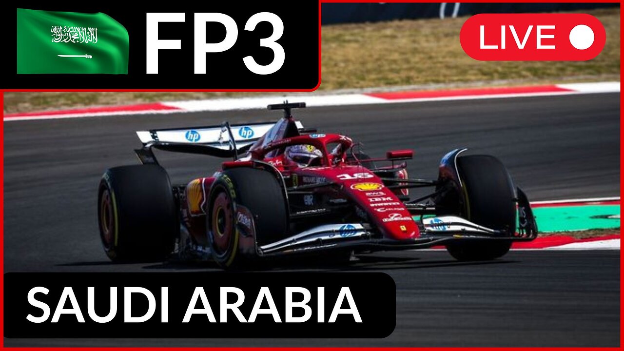 🔴F1 Live Saudi Arabian GP FP3 Watchalong | Commentary + Timings