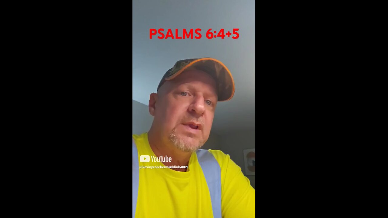 #PSALMS6:4+5 "OUR GOD GIVEN PURPOSE ! GLORIFY GOD ON EARTH WHILE YOU STILL CAN !"