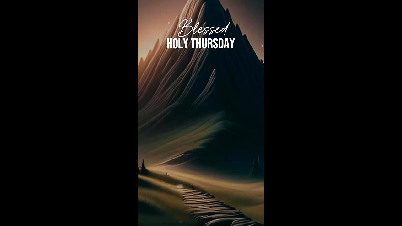 Holy Thursday, inspiration