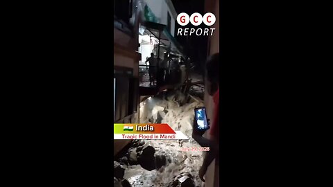 #India #Flood #HimachalPradesh #Mandi #NaturalDisaster #climate #destruction #anomaly #climatechange