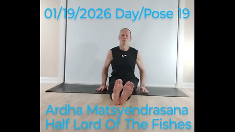 Ardha Matsyendrasana - Half Lord Of The Fishes Pose