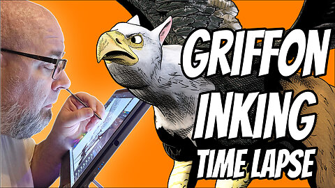Time Lapse Inking - Griffon