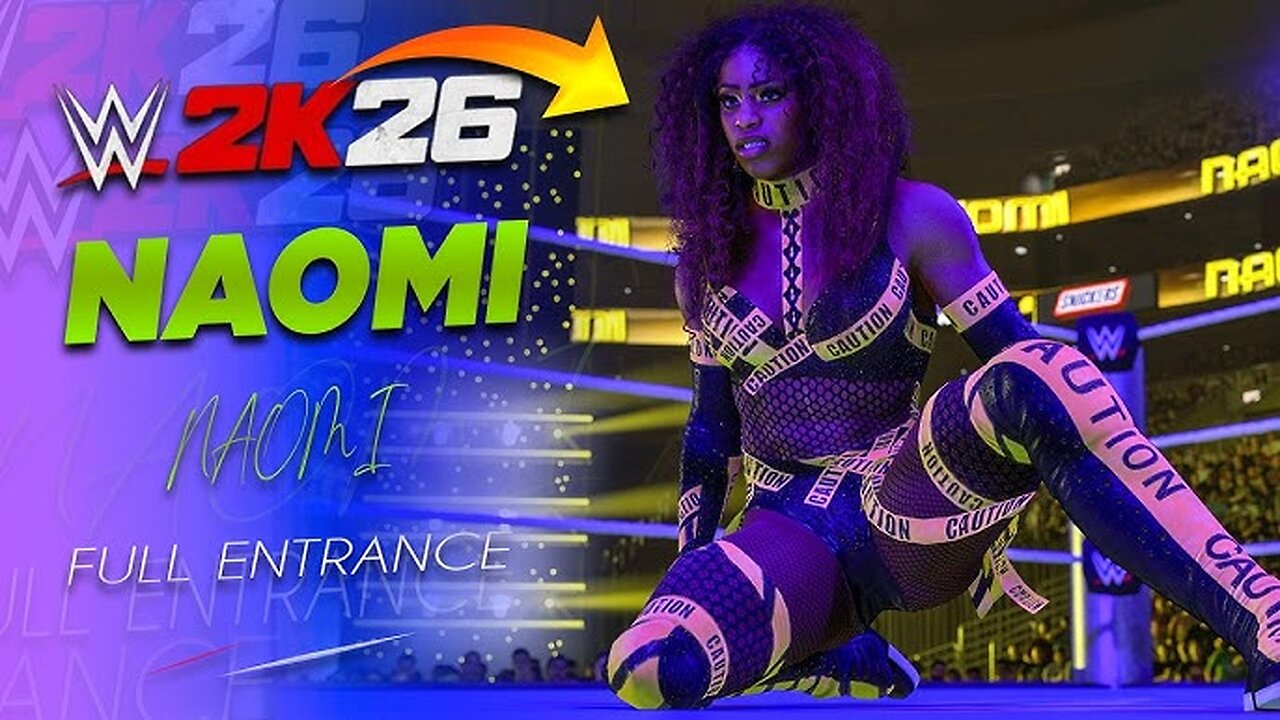 WWE 2k26 Naomi Entrance