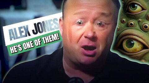 CAUGHT ON CAMERA: Alex Jones SHAPESHIFTS Into REPTILIAN Whilst Filming InfoWars?!