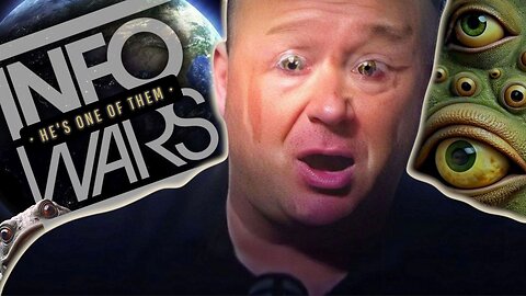 CAUGHT ON CAMERA: Alex Jones SHAPESHIFTS Into REPTILIAN Whilst Filming InfoWars?!