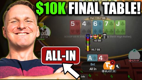 My Biggest Bluff Ever on a High Stakes Final Table?