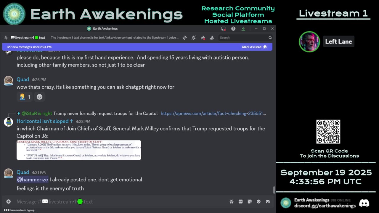 Earth Awakenings - Livestream 1 - #4029