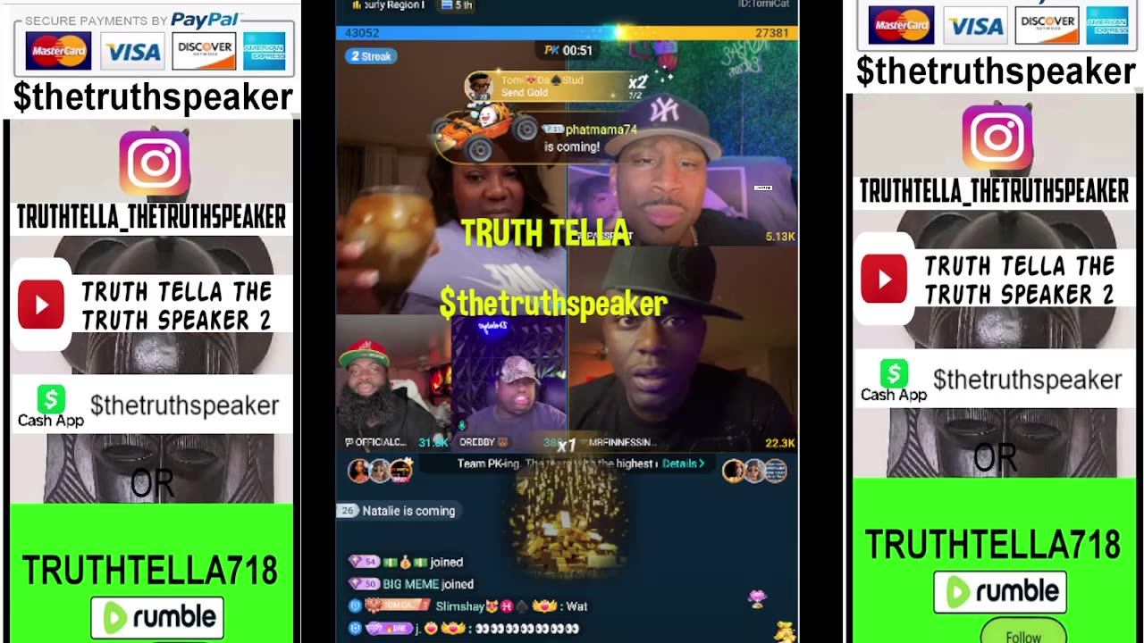 QUEEN TOMIKAY TEAM PK WITH KEVIN JONES, DREBABY, FINESSE, NOCAP & DAREALSUPABIHH PT. 2