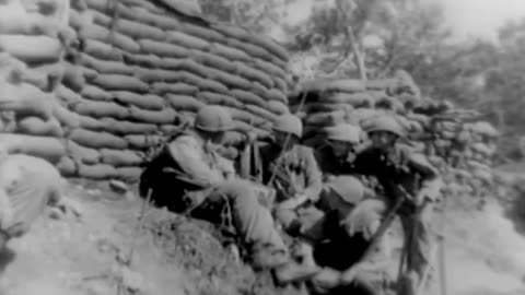 LAST DAY OF KOREAN WAR -- BUNKER SALVAGE