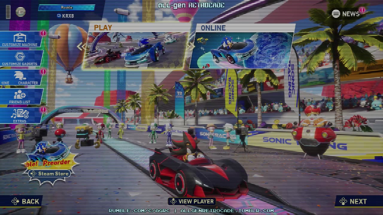 Retrocade Livestream: SONIC RACING: CROSSWORLDS OPEN NETWORK TEST