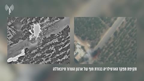 The commander of Hezbollah's artillery forces in the coastal sector of southern Lebanon