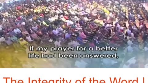 Hmm - The Integrity of the Word by Prophet TB Joshua.