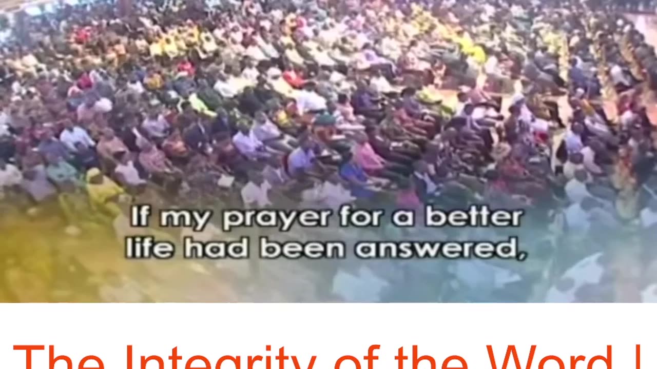 Hmm - The Integrity of the Word by Prophet TB Joshua.
