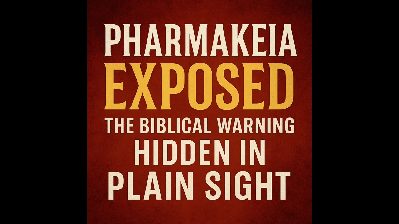 Pharmakeia Exposed: The Biblical Warning Hidden in Plain Sight | Front Porch Talks Blogcast