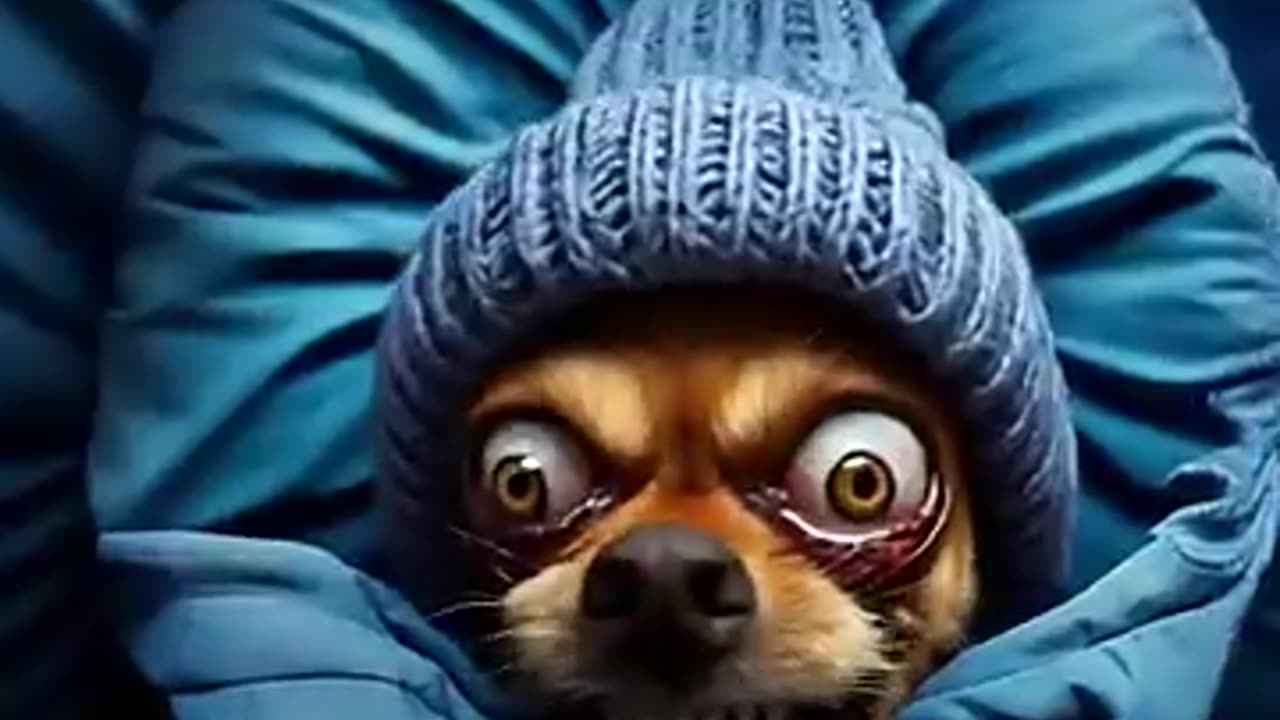Chihuahua playing video games at 3 AM