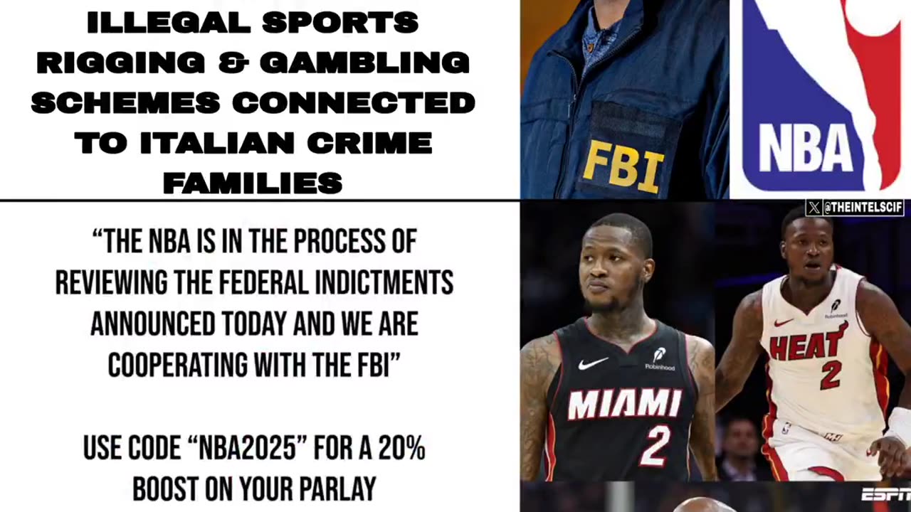 FBI operation " Nothing But Bet' bags 30+, including NBA PLAYERS and COACHES in...