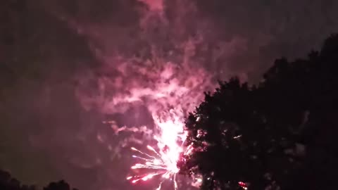 Fireworks on 4th of July 2025